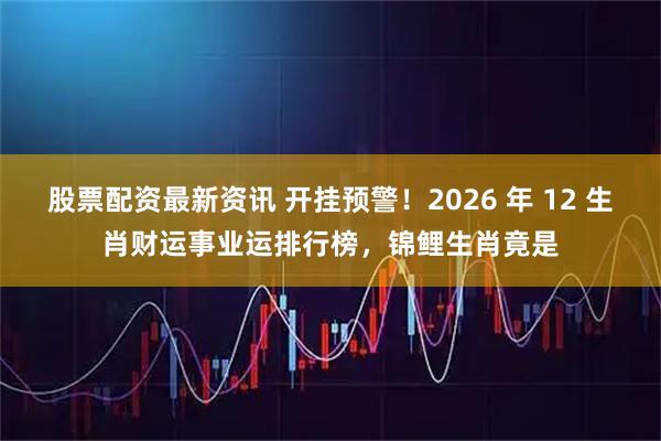 股票配资最新资讯 开挂预警！2026 年 12 生肖财运事业运排行榜，锦鲤生肖竟是