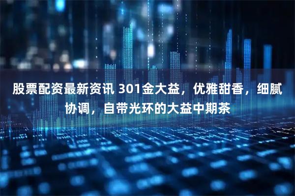 股票配资最新资讯 301金大益，优雅甜香，细腻协调，自带光环的大益中期茶
